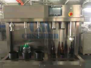 Machine de remplissage de bouteilles en verre manuellement