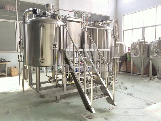 Tun à vapeur 10bbl pour l'équipement de microbrasserie au Royaume-Uni