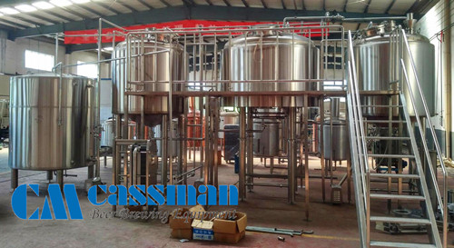 Équipement de brasserie à trois navires 2000L